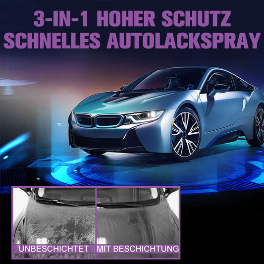 🚗3 In 1 Neues Verbessertes Schnelles Autobeschichtungsspray