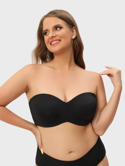 🔥Rutschfester Bandeau-BH mit vollem Halt